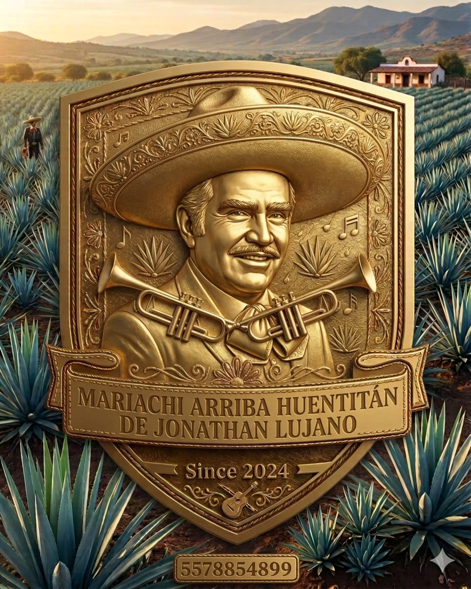 Logotipo Mariachi Arriba Huentitán de Jonathan Lujano